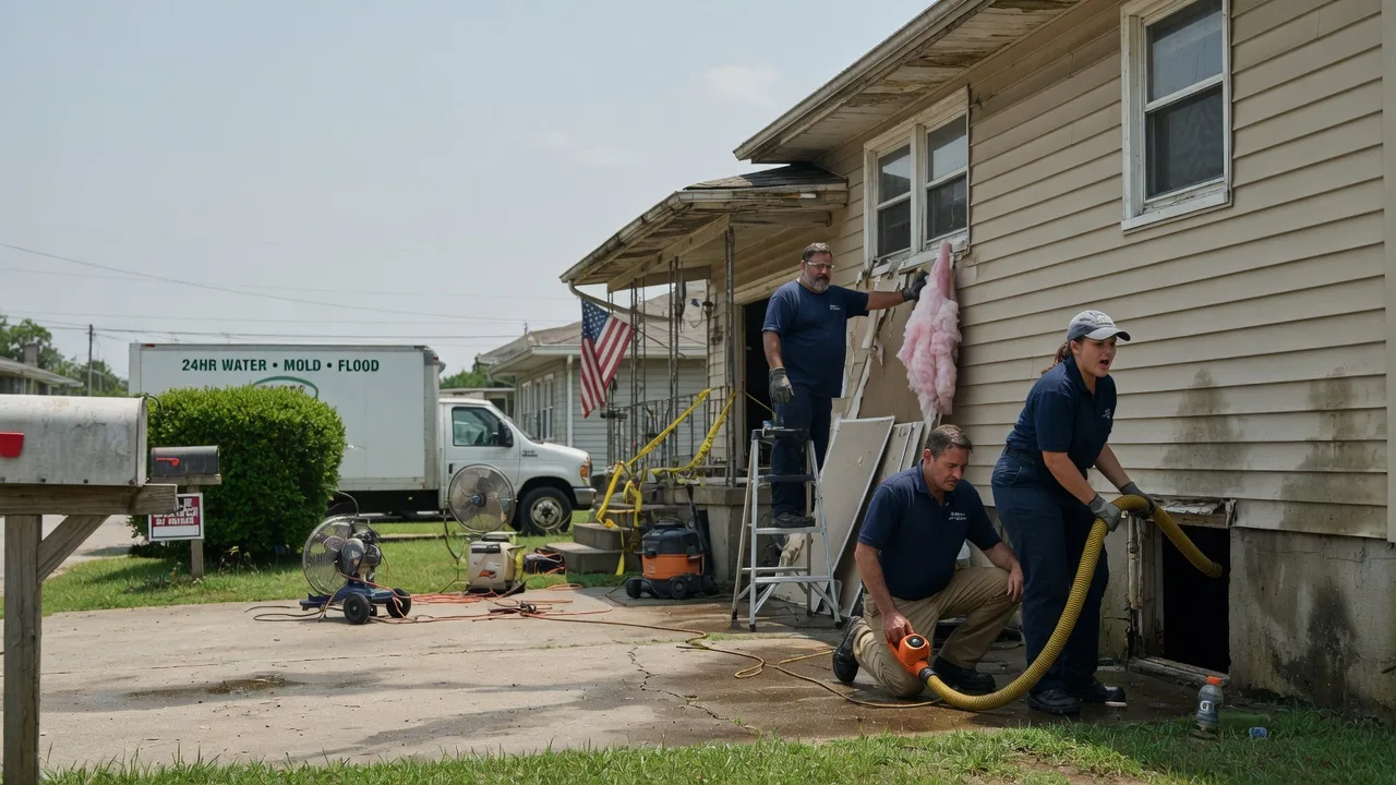Water Damage Repair in Houston, DE near me